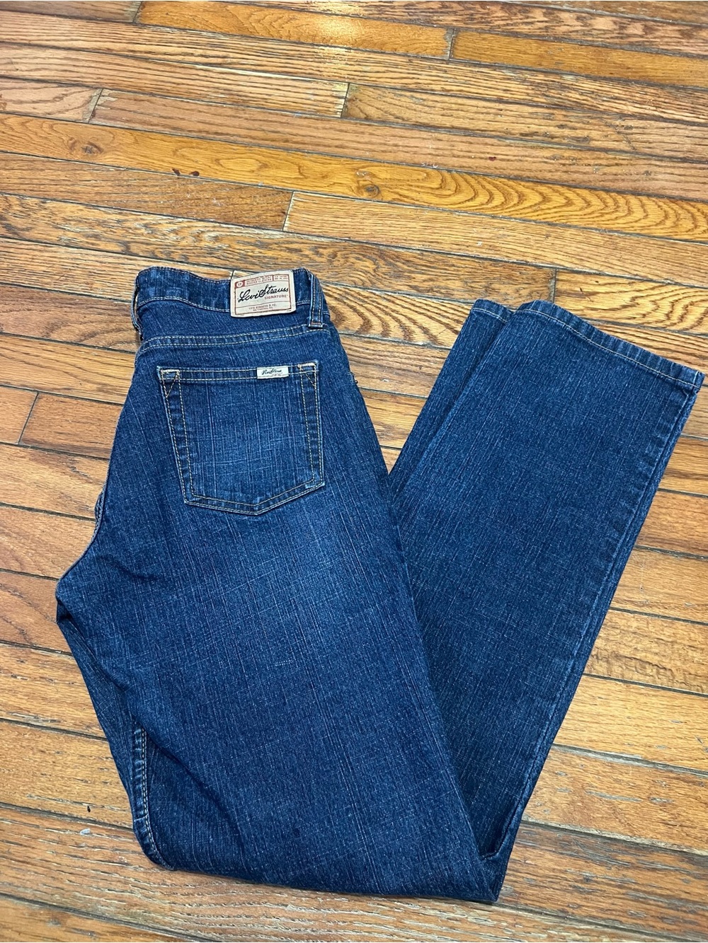 Levi's women Dark Blue Straight Jeans size M